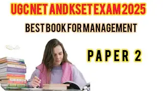 Management paper 2 ugcnet and KSET exam| best Books for management subject| paper 2 Management #net