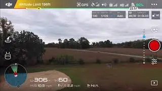 Flying over restricted cornfield airspace