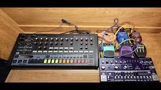 Rappers Delight on Behringer TD-3 and RD-8 DAWLESS