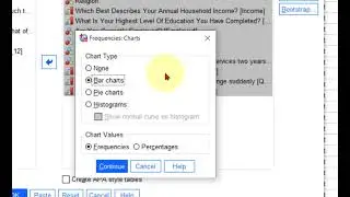 Frequency Tables and Bar Graphs in SPSS