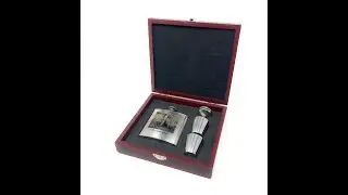 Stunning printed photgraph personalised hip flask gift