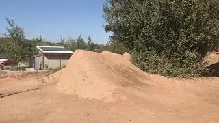 Brave young man at park city jump track