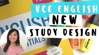VCE English NEW study design