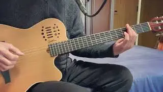 おやすみ　山下達郎　cover　弾き語り　Godin multiac Nylon Roland55　2025