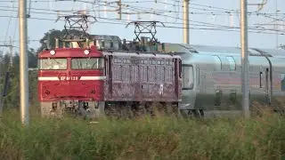 【体育日和】団臨 E26系客車 カシオペア乗車体験　宇都宮線　2024.10.14