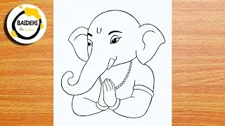 Ganpati Bappa Easy Drawing | God Drawing | How to Draw Ganesh Ji