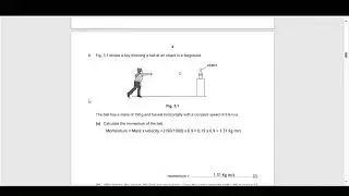 GCSE (IGCSE) Physics - Solving Force & Motion questions from CAIE Paper 4