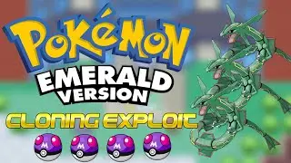 CLONE YOUR POKEMON AND ITEMS (NO CHEATS) | POKEMON EMERALD EXPLOIT | POKEMON, ITEM, & TM DUPLICATION