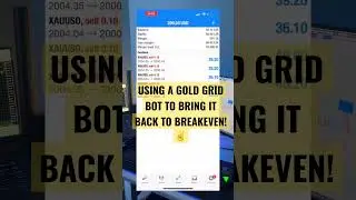 Clients 100k FTMO was in 6k Drawdown! Using a Gold Grid Trading Bot to bring it back to breakeven!