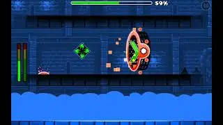 My Geometry Dash Level - Insanity - Sneak Peak! [THINGS ARE BOUND TO CHANGE!!]
