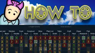 Rimworld BEST Schedule Guide! 1.5+