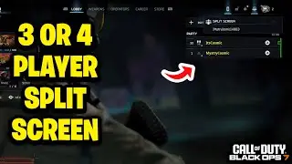 Можно ли играть в Cod Black Ops 7 на разделенном экране для 3 или 4 игроков?