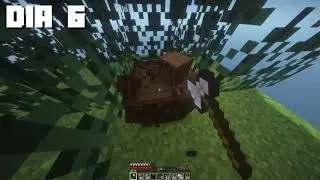 Sobreviv&iacute; 100 d&iacute;as en un ONE BLOCK MAP en Hardcore #4