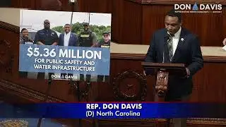Congressman Don Davis Advances $5.36M for Public Safety and Water Infrastructure