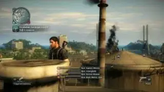 Just Cause 2 industrial chimney collapse