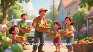 Fuel that powers our lives, Organic food next to your door (fresh vegetables and fruits)