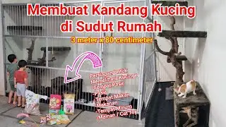BOSEN  PPKM DI RUMAH TERUS !! RUBAH GUDANG JADI KANDANG KUCING UNTUK SI KOI DAN SI ONA