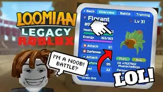 NOOB TRAINER TROLLING KIDS! - Roblox - Loomian Legacy PVP