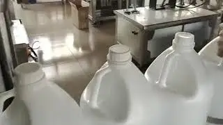 1 Gallon Bleach Bottle Filling Machine Bottle Capping Machine