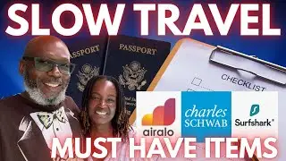 What you need for SLOW TRAVEL - Essentials -  Tips From The Pros