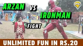 SUPER MAN VS IRON MAN | NANDAN VAN Children Park | SDMC Park Greater Kailash | Kids Paradise |