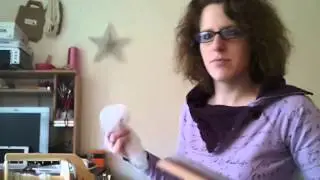 08   Aus der Flocke spinnen, Flocke vorbereiten