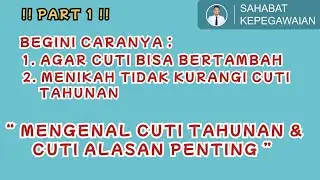 [ 2026 ] Perbedaan Cuti Tahunan dan Cuti Alasan Penting untuk PNS
