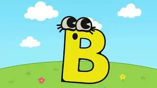Letra B:  Música Infantil Educativa 🎵 Aprenda o Alfabeto Brincando