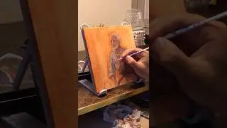 A Glimpse of My new Portrait Painting | Art Process | #art #oilpainting #painting #portrait