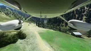 [MSFS2020] CESSNA-172S TRIP TO LOWER LOON CREEK AIRSTRIP ,Landing and take-off