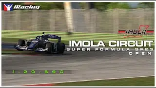 iRacing Super Formula Open | 2025 S4 Imola Circuit Race Hotlap (1:20.390)