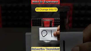 Number Refraction Of Light Experiment | #experiment #physics #shorts #rohitsirexperiment