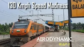 Aerodynamic WAP5 With Kumbh Express Crossing WAP7 With Ajmer Sealdah SF