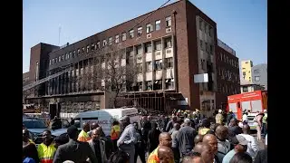 Fire in Johannesburg city centre