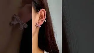 Bowknot Ear Clip Punk Earrings