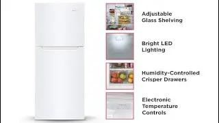 Frigidaire 10.1 Cu. Ft. Compact Fridge Review | Perfect for Apartments & Small Spaces?