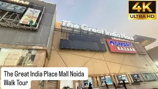 The Great India Place Mall Noida | POV 4K HDR Walk Tour | Real Sound