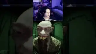 Ему кажется что то в рот попало👀 | #yoshiro_setto #twitch #horror #horrorgaming #whosatthedoor