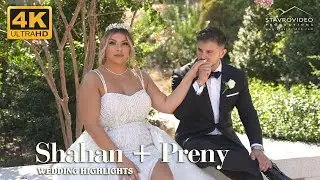 Shahan + Preny's Wedding 4K UHD Highlights at Palladio hall st Leon Church and Huntington Library