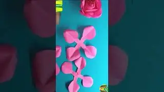 Color Paper Flower DIY Art #aatikaart #shorts #colorful #shortsviral