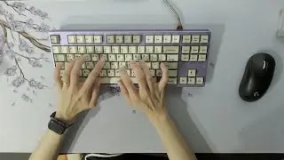 perry.works IU TKL with lubed Thic Thock Marshmallows Typing Sounds (o-ring)