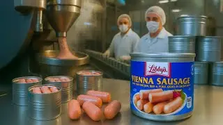 How Vienna Sausages are Made In Factory From Meats to Can