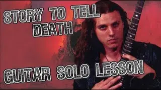 How to play &lsquo;Story To Tell&rsquo; by Death Guitar Solo Lesson w/tabs