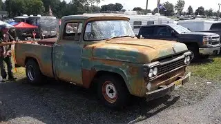 1958 Ford F100 Pickup With A 428 A Swap Meet Find At the 2020 Ford Nationals Carlisle