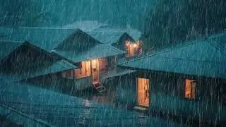 No Ads Rain Sounds for Sleeping &ndash; ASMR Heavy Rain on Tin Roof to Block Out Noise