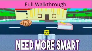 ROBLOX-🧠 NEED MORE SMART 🧠-ALL 3 ENDINGS-FULL WALKTHROUGH