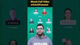 UP-W vs RCB-W Dream11 Prediction #dream11 #dream11team #dream11prediction