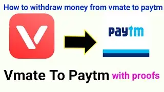 How to withdraw money from vmate to paytm | vmate se paise kaise kamaye 2020