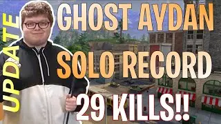 Ghost Aydan Insane Solo Match World Record 29 Kill Game