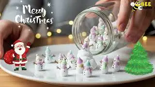 Magical Snowmen Falling From a Jar ⛄✨❄️ Satisfying ASMR Experience| Oddly Satisfying Relaxation